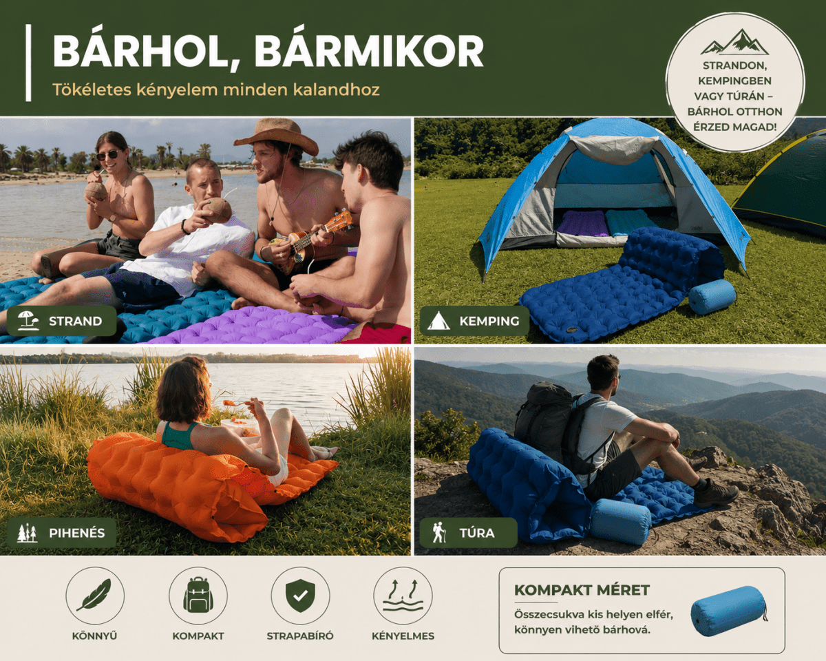 BeachGo™ beépített pumpás matrac - BeachGo