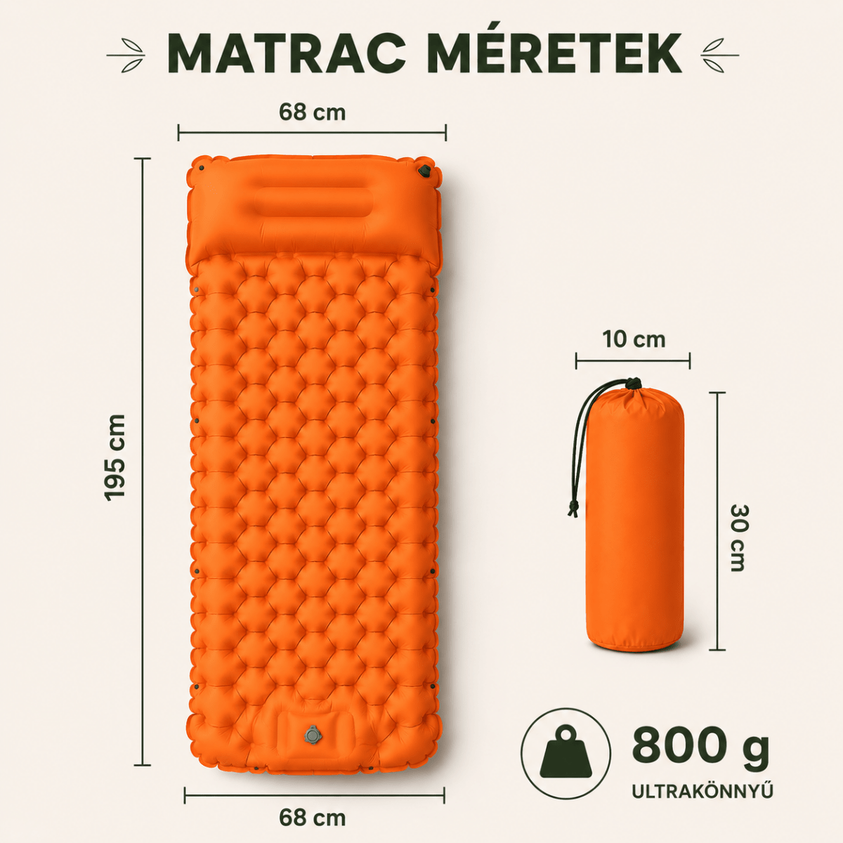BeachGo™ beépített pumpás matrac - BeachGo