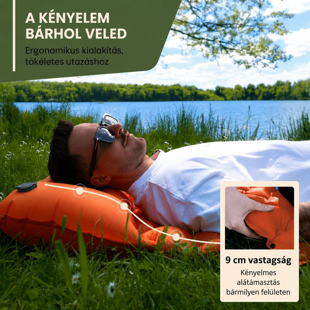 BeachGo™ beépített pumpás matrac - BeachGo